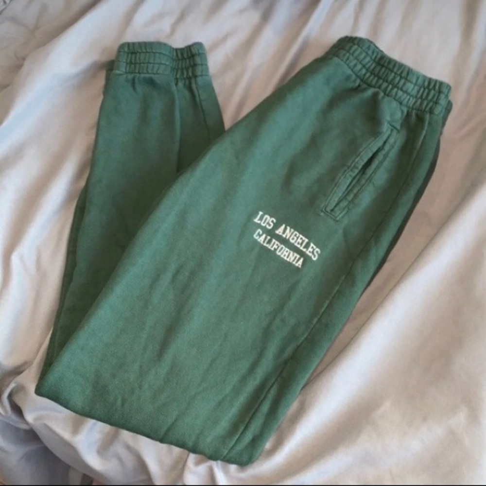 forest green brandy sweatpants